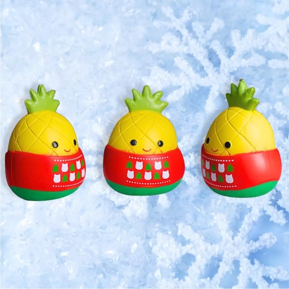 Squishmallows Maui the Pineapple Christmas Decoration, Tree Ornament Kurt Adler - Picture 4 of 8